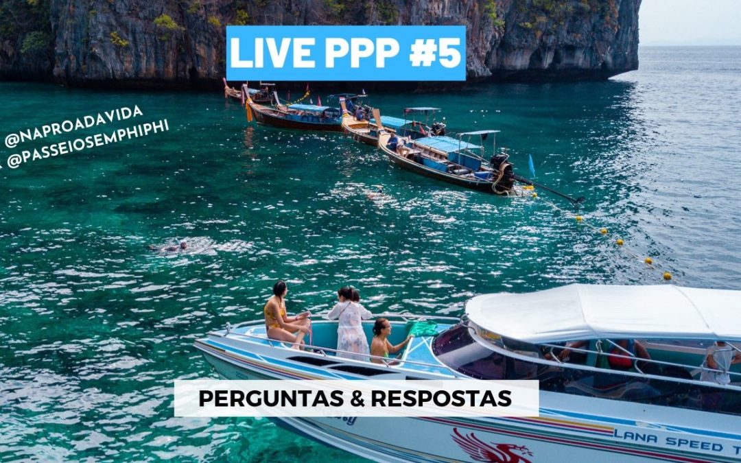 Tomada na Tailândia, companhias aéreas, passeio com plânctons nas ilhas e pôr do sol em Phi Phi