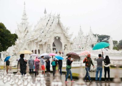 Templo Branco de Chiang Rai, no passeio para Chiang Rai, norte da Tailândia