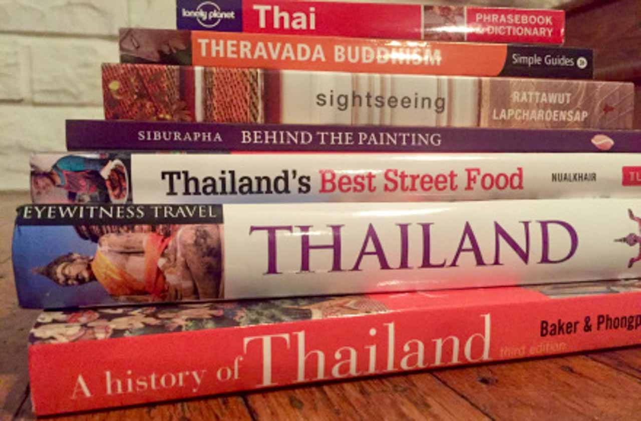 Livros para viajar para a Tailândia