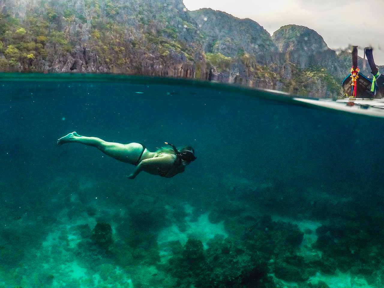 Relato da viajante Lia sobre passeio de barco em Phi Phi, image size:1280x960