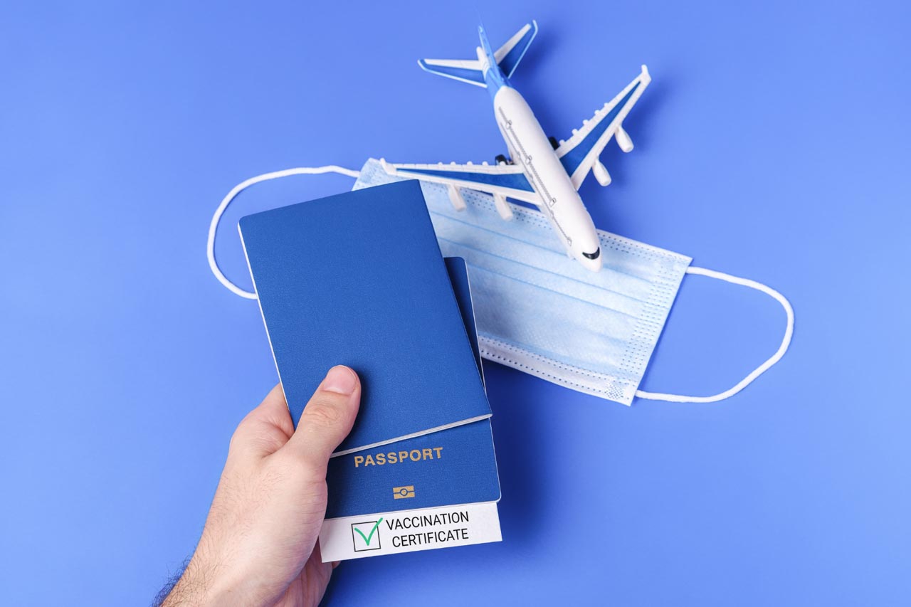 Passaporte para viajar, certificado da vacina e seguro viagem Tailândia - viagem de avião para o sudeste asiático
