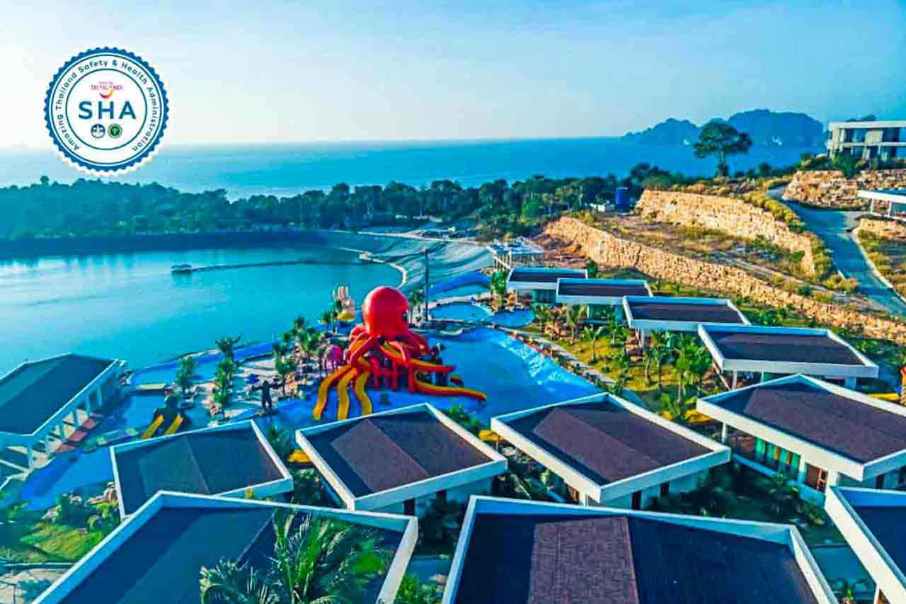 Um hotel com parque aquático em Phi Phi: PP Mountain Resort Waterpark