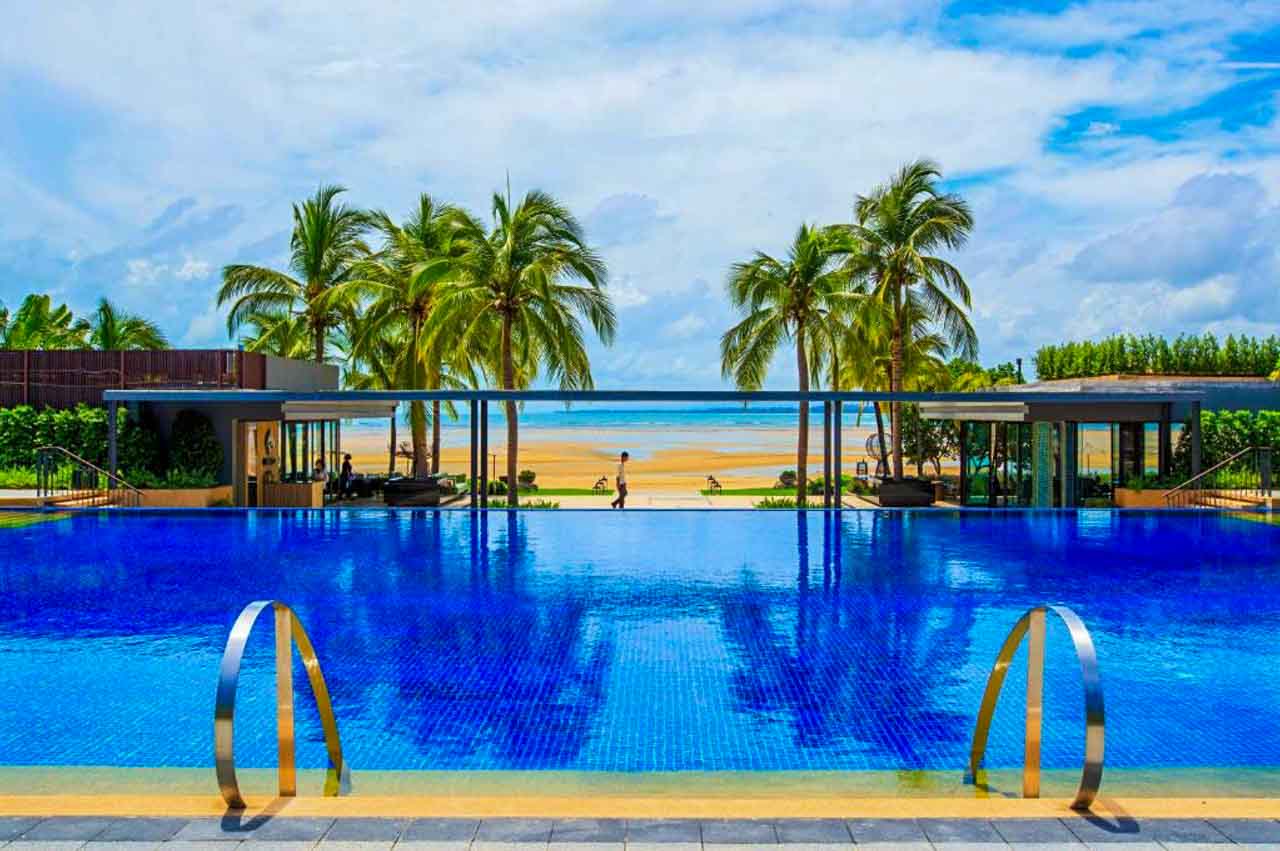 Piscina do Phuket Marriott Resort and Spa, Nai Yang Beach - Onde ficar em Phuket Tailandia - Booking