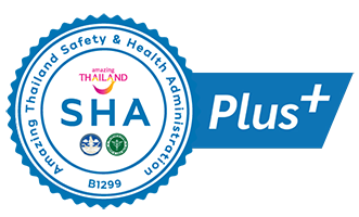 Logo Sha Plus para hotéis autorizados na Tailândia - Hotéis Sha Extra Plus